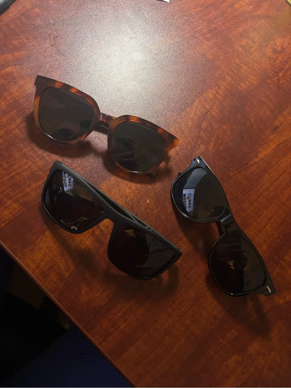 Bundle 3 Pair Sunglasses Lot Black & Tortoise Fashion Sunglasses UV400 CAT 3